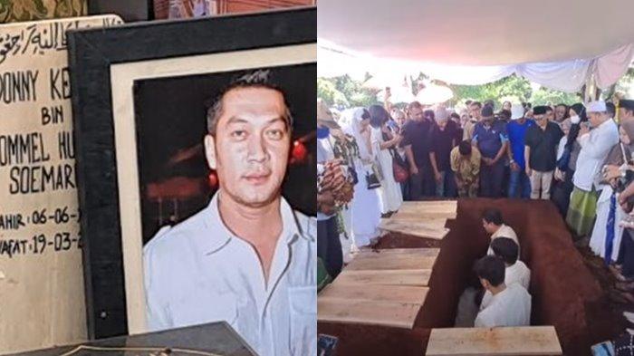 Jenazah Donny Kesuma dimakamkan di TPU Tanah Kusir, Kebayoran Lama, Jakarta Selatan, Rabu (20/3/2024) ini. anak keduanya, Ghassan melantunkan adzan