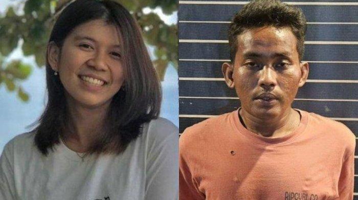 Jessica Sollu (kiri) gadis 23 tahun korban pemerkosaan dan pembunuhan pelaku Akmal (kanan).