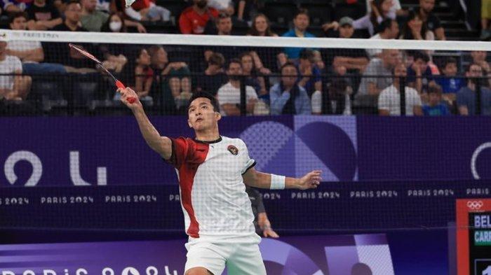 Jonatan Christie batal tanding hari ini di Olimpiade Paris 2024 karena lawan mundur.