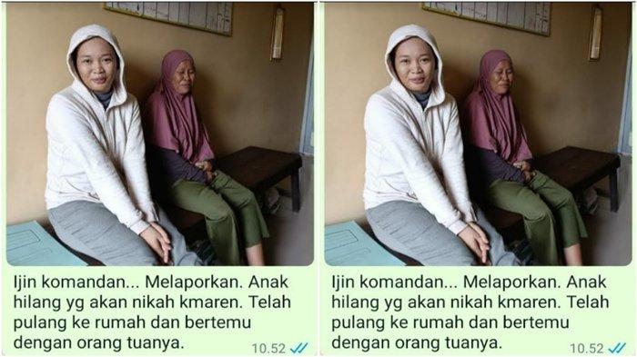 Junita, pengantin yang kabur usai makan nasi goreng akhirnya kembali pulang ke rumah. Ia dituntut pihak calon suaminya sebesar Rp20 juta untuk ganti rugi.