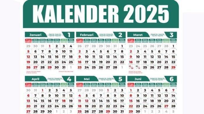 Kalender 2025 Lengkap Jadwal Cuti Bersama Lebaran Idul Fitri 1446H