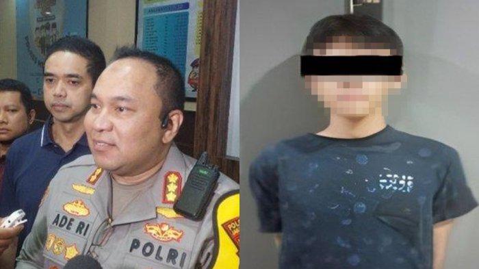 Kapolres Metro Jakarta Selatan, Kombes Pol Ade Rahmat Idnal, saat diwawancarai media tentang kasus pembunuhan ayah dan nenek oleh remaja, MAS (14), di Lebak Bulus, Jakarta Selatan, Minggu (1/12/2024)