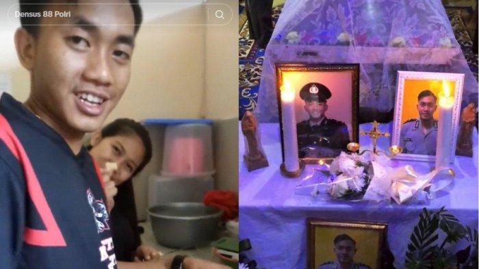 Kebersamaan Bripda Ignatius Dwi Frisco bersama keluarga sebelum meninggal