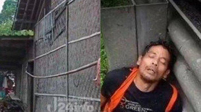 Kehidupan Rouf dan keluarganya tinggal di rumah sangat sederhana berdinding anyaman bambu yang sudah kusam.