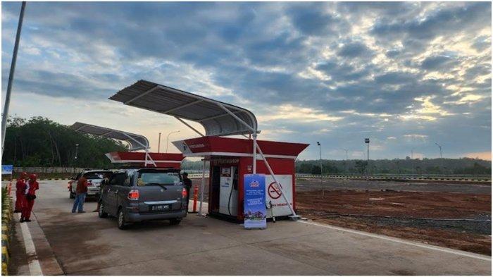 Pertamina Operasikan SPBU Modular di Rest Area Tol Indralaya-Prabumulih ...