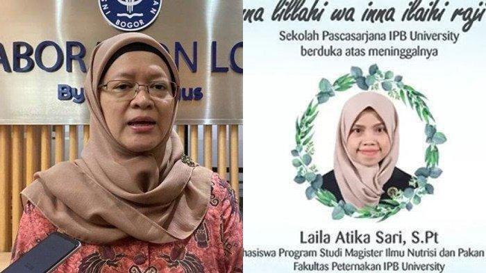 Kepala Biro Komunikasi IPB University, Yatri Indah Kusumastuti bertindak membentuk tim untuk menangani kasus meninggalnya Laila Atika Sari mahasiswi S2 IPB yang tewas terbakar saat melakukan penelitian.