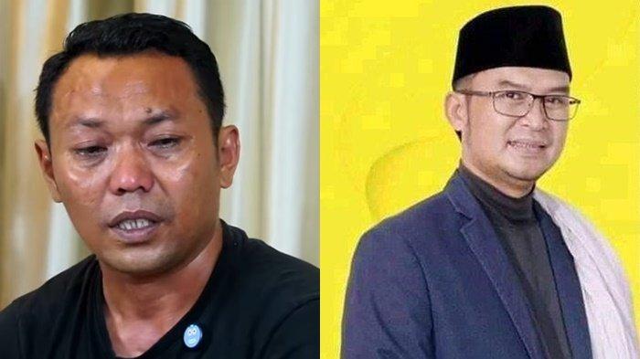 KADES MANDER BERUTANG- (kiri) Fadil peternak asal Nusa Tenggara Barat (NTB) viral 16 ekor sapinya belum dibayar Kepala Desa Mander, Kecamatan Bandung, Kabupaten Serang, Banten. (kanan) Kepala Desa Mander, Kabupaten Serang, Banten, Edo Saefudin disebut umbar janji belum membayar lunas transaksi 16 hewan sapi milik petani asal NTB