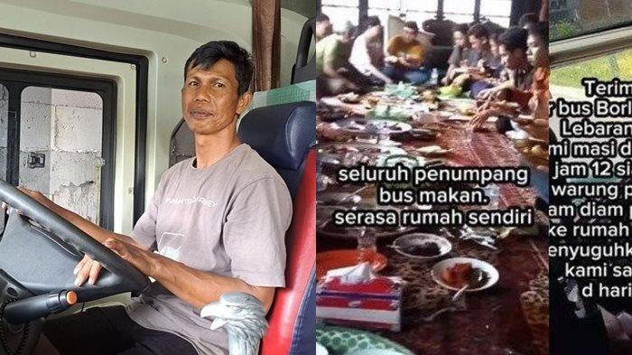 Keseharian M Satir (40) sopir bus PO Borlindo yang mengajak seluruh penumpang makan gratis di rumah mertua diungkap Direktur perusahaan.