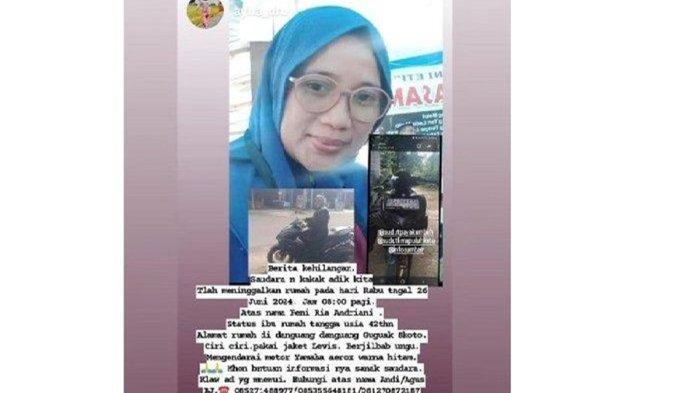Ketua Program Membina Ekonomi Keluarga Sejahtera (Mekaar), Feni Ria Andriani (42) diduga dibunuh dan dibakar setelah hilang selama sepekan di Nagari Guguak VIII Koto, Kecamatan Guguak, Lima Puluh Kota, Sumatera Barat (Sumbar).