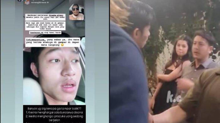 DITAMPAR DIMAS ANGGARA : Kiesha Alvaro Kuak Alasan Tak Membalas Meski Ditampar Aktor Dimas Anggara di Tempat Syuting