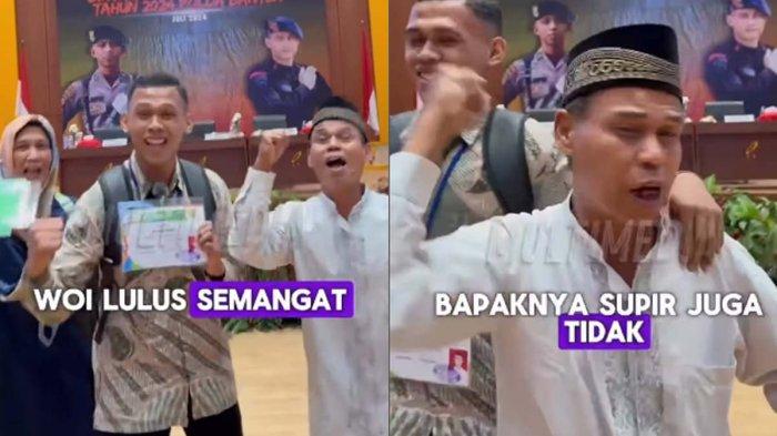 Anak sopir berhasil lulus jadi polisi setelah 11 kali tes.