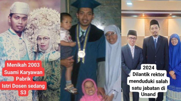 Kisah Cinta Wanita S3 Dinikahi Karyawan Pabrik Gaji RP 800 Ribu, Suami Susul Istri Jadi Dosen Bareng