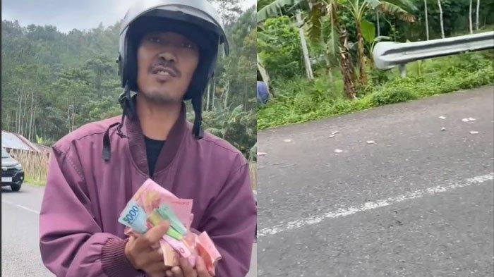 Kisah Pasutri di Pekalongan Temukan Uang Berhamburan di Jalan, Dipuji Jujur Cari Pemilik di Sosmed