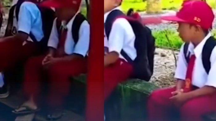 Kisah Pilu Murid SD Pakai Sandal Jepit Saat Pertama Masuk Sekolah, Tak Sanggup Beli Sepatu