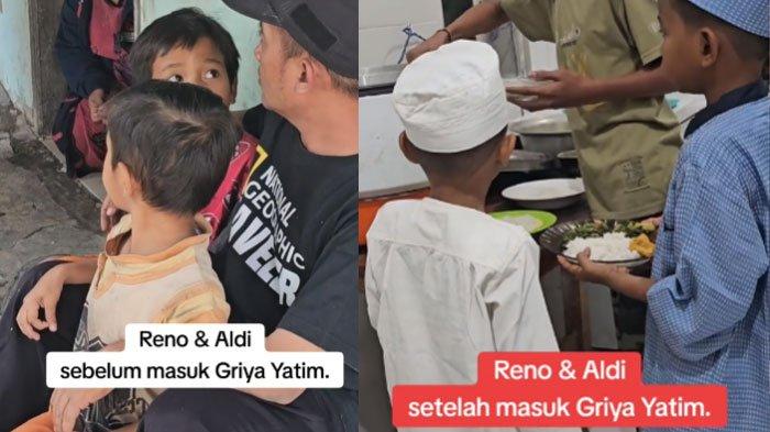 Kisah Reno dan Aldi Bocah Yatim Ngamen dengan Ibu Demi Bisa Makan, Sudah Putus Sekolah 2 Tahun