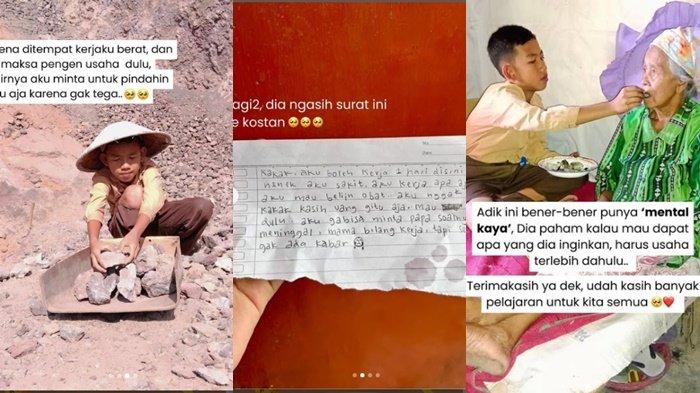 Bocah SD yang jadi kuli angkut di Jember demi kesembuhan neneknya