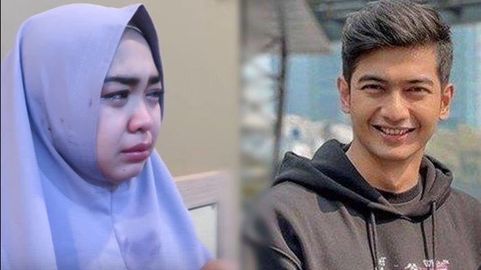 Kolase foto Ria Ricis menangis (kiri) - Teuku Ryan (kanan)