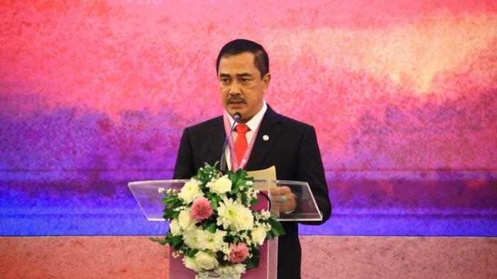 Komjen Agus Andrianto di acara ASEAN Senior Officials Meeting on Transnational Crime (SOMTC) ke-23, di Royal Ambarukmo, Daerah Istimewa Yogyakarta pada Selasa (20/6/2023). Komjen Agus Andrianto kini resmi jadi Wakapolri