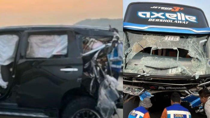Kondisi Korban Mobil Pajero Diseruduk Bus PO Haryanto di Tol Batang, Patah Tulang Pinggul dan Kaki 