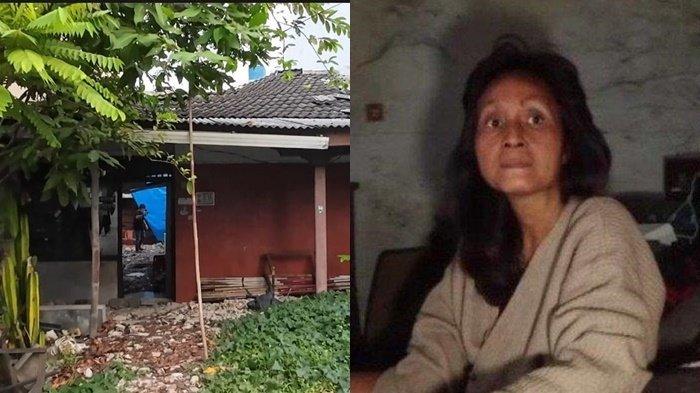 Kondisi Rumah Dyah Aristi Kusuma Putri (42) di Jalan Mayangsari III, Blok E-13, RT 014/RW 015, Tugu Utara, Koja, Jakarta Utara.