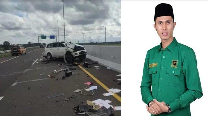 Kronologi Kecelakaan di Tol Palindra menewaskan Alex Kazjuda (31) Caleg PPP Ogan Ilir, Sabtu (6/1/2024)