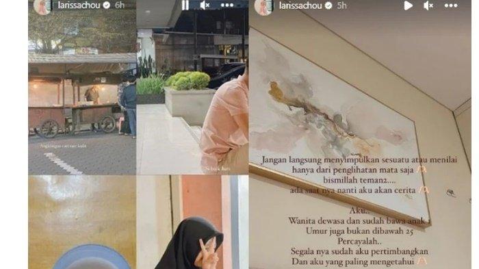 Larissa Chou pasang badan membela calon suaminya dengan menyebutnya sebagai pria baik hati.
