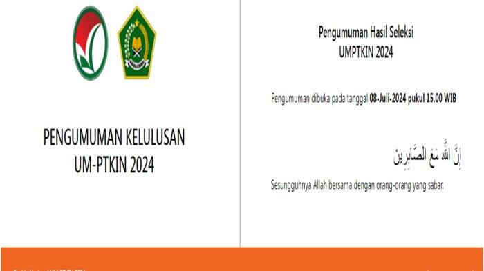 Pengumuman UMPTKIN 2024