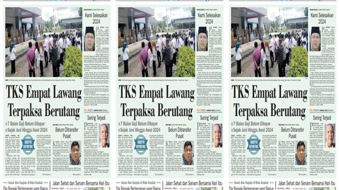 Liputan khusus Tribun Sumsel, TKS di kantor Setda Kabupaten Empat Lawang masih belum juga menerima gaji selama 7 bulan. Mereka terpaksa berutang menutupi kebutuhan rumah tangga.