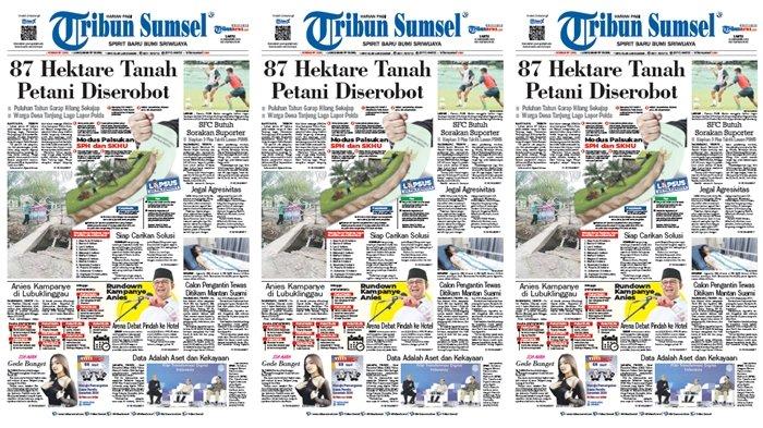 Liputan khusus Tribun Sumsel penyerobotan lahan di Tanjung Lago. Tak pernah ada pengukuran dan pemasangan patok, lahan warga di Tanjung Lago yang mereka digarap bertahun-tahun terancam hilang dalam sekejap. Saat ini kasus ditangani Polda Sumsel.
