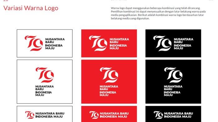 Logo HUT RI 79 Resmi dari Kementerian Sekretaris Negara.