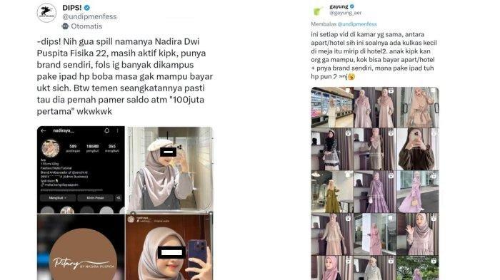 Mahasiswi Undip viral pamer hidup mewah.