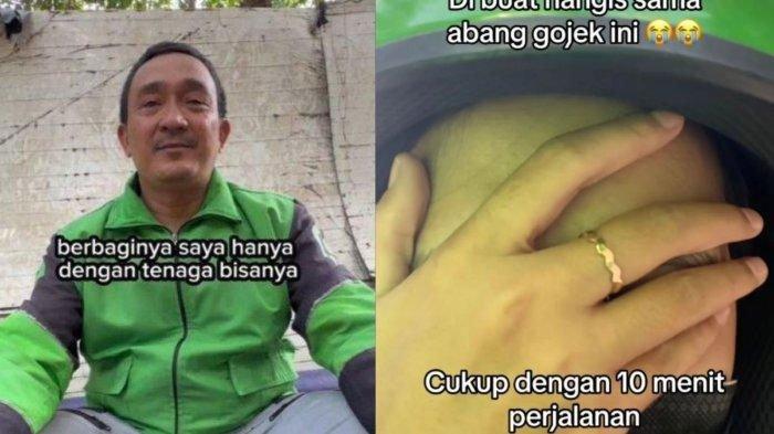 Maryono selaku driver ojol yang beri tumpangan gratis ke para konsumennya tiap hari jumat