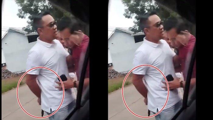 Oknum polisi ancam pengendara mobil di Palembang pakai sajam. Korban mengaku masih trauma hingga belum siap jika diminta mediasi kantor polisi