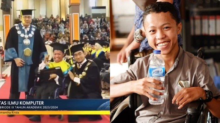 Mengenal sosok Duwi Purnama Sidik wisudawan Universitas Brawijaya viral bikin rektor turun panggung.