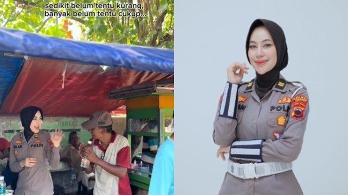 Iptu Wulan viral usai ajak tukang becak hingga penyapu jalanan makan.