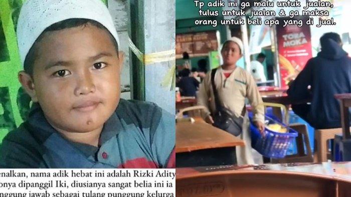 Iki, bocah penjual kue keliling.