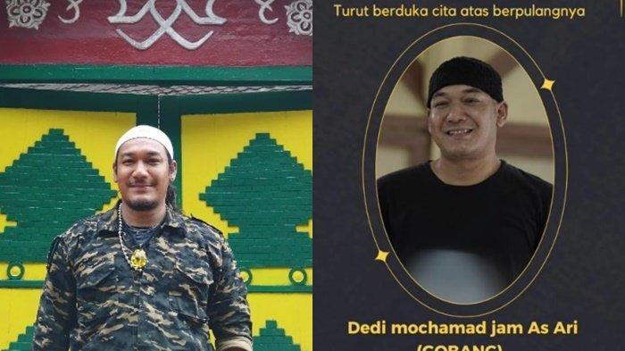 SOSOK KANG GOBANG- Kolase (kiri) Ari semasa hidup dibagikan rekannya, pada (7/2/2025). (kanan) kabar duka Muhammad Jamasari, pemeran Kang Gobang di sinetron Preman Pensiun meninggal dunia pada Jumat(7/2/2025) pukul 02.00 dini hari. Ari dulunya memiliki masa lalu yang bergelut dengan dunia hitam dan dunia preman.