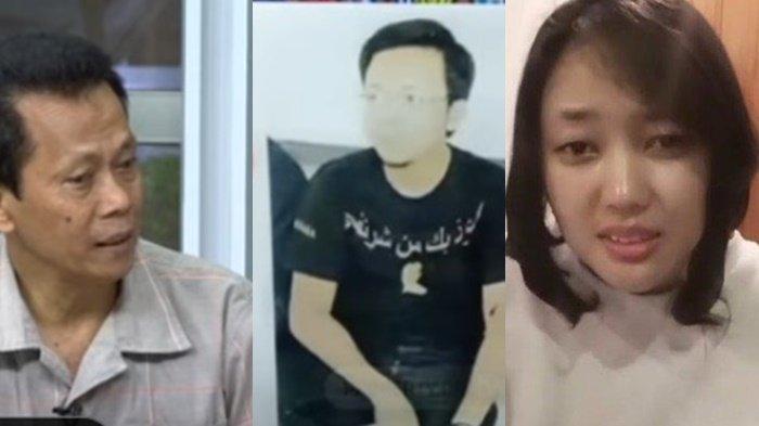 ATLET TAEKWONDO KABUR - Tangkap layar Hindarto (kiri), (tengah) foto Y, dan (kanan) Fidya Kamalinda.