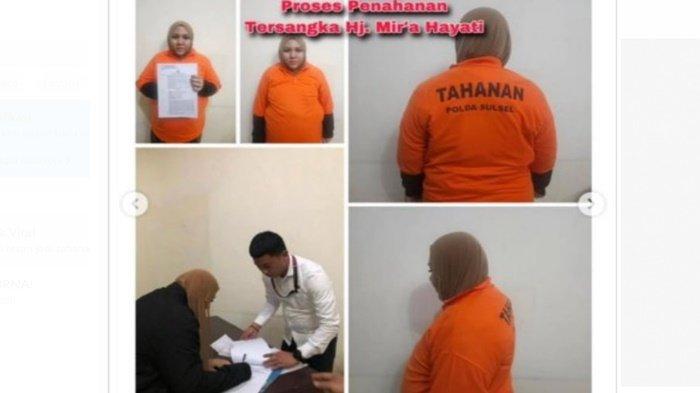  Mira Hayati tersangka kasus kosmetik atau skincare berbahaya di Makassar kini resmi tangkap Direktorat Reserse Kriminal Khusus (Ditreskrimsus) Polda Sulsel.