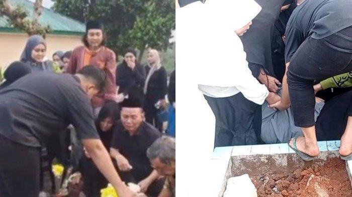 Momen Adik Ayu Ting Ting Pingsan di Pemakaman Anak Keduanya, Pilu Sang Anak Meninggal Dunia Sakit
