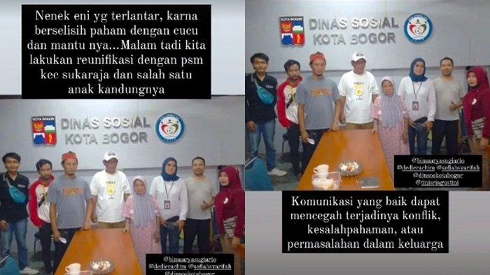 Momen Nenek Eni dijemput keluarga