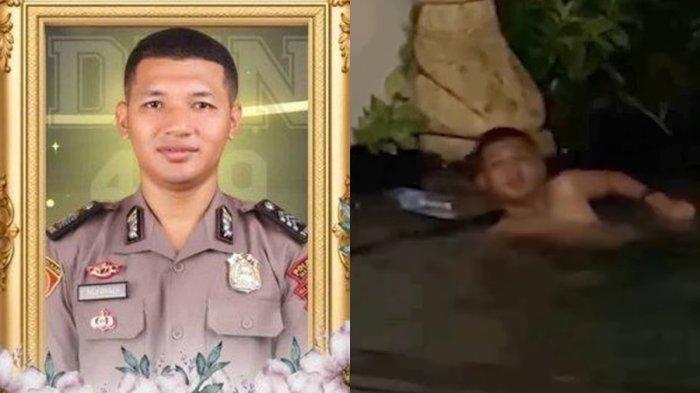 BRIGADIR NURHADI TEWAS - Momen terakhir Brigadir Muhammad Nurhadi saat berendam di kolam villa di Gili Trawangan sebelum tewas dibunuh viral di media sosial.