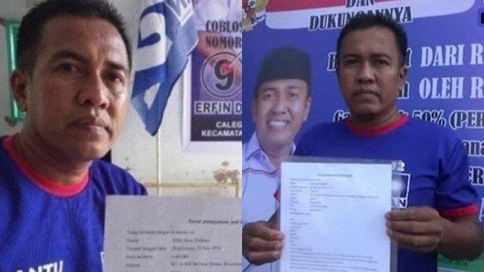 Nasib Erfin Dewi Sudanto, calon legislatif (caleg) di Bondowoso, kini terancam pidana 7 tahun.