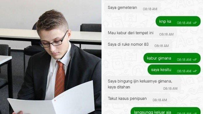 Ilustrasi berita penumpang kabur dari penipuan lowongan kerja dibantu driver ojol.
