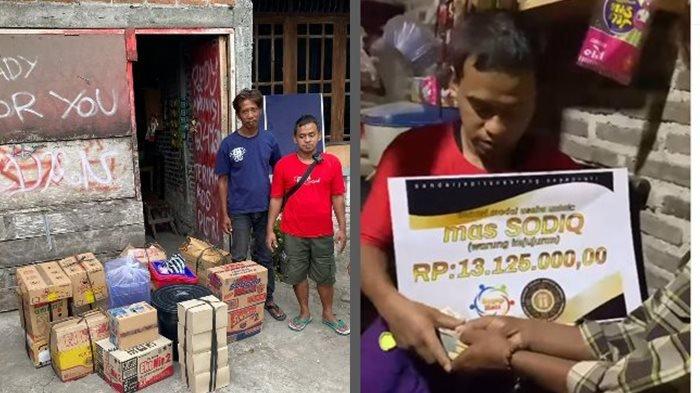 Nasib baik datang kepada Nur Sodik pemilik warung usaha bermodal 
