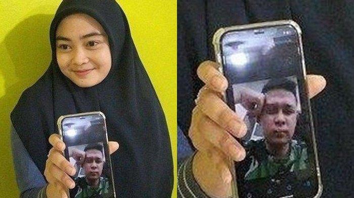 Alya menunjukkan wajah Wahyu, pria kenalannya yang meneror dirinya dengan memesan orderan fiktif di aplikasi ojol.