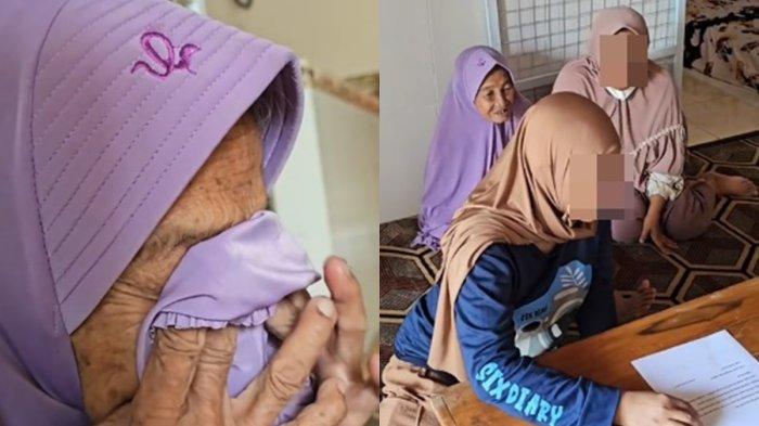 ANAK SERAHKAN IBU KE PANTI - Nasib pilu yang dialami Nasikah (74) diserahkan oleh kedua anaknya ke Griya Lansia Husnuh Khatimah, Malang viral di media sosial.