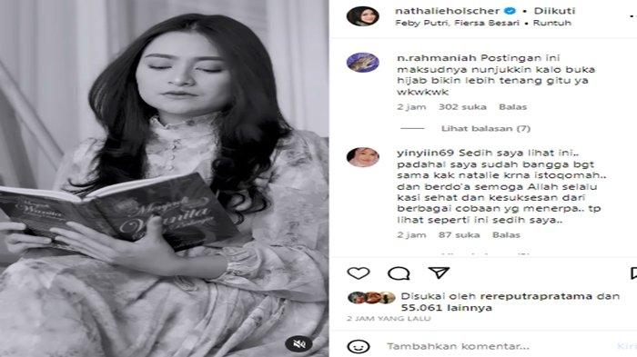 Nathalie Holscher Lepas Hijab Jadi Sorotan