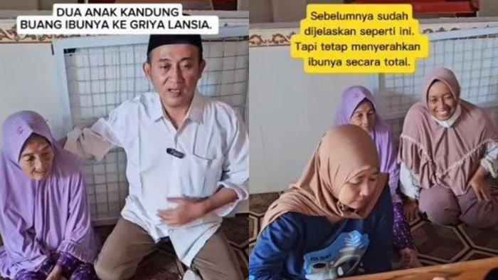 ANAK BUANG IBU KANDUNG - Ketua Yayasan Griya Lansia Khusnul Khatimah di Malang, Jawa Timur, Arief Camra membeberkan chat dirinya dengan anak yang membuang ibu kandungnya, Nasikah (74).