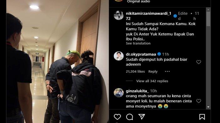 Nikita Mirzani memperlihatkan detik-detik mendatangi apartemen putrinya, Lolly pada Rabu, (18/9/2024) malam.